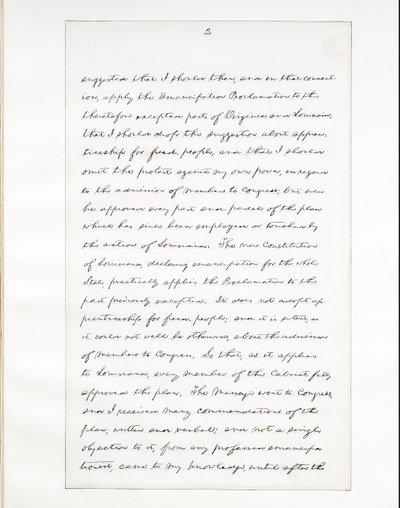 1865年4月11日晚上在白宫的窗户在华盛顿特区发表的林肯总统最后讲话亲笔签名稿 作者 亚伯拉罕·林肯