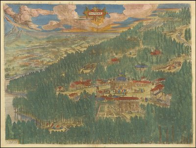 1624 年亚伯拉罕-奥特留斯创作的安提阿达芙妮想象图 作者 亚伯拉罕·奥特里乌斯（Abraham Ortelius）