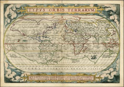 亚伯拉罕-奥特留斯 Orbis Terrarum 出版物安特卫普 1572 年 作者 亚伯拉罕·奥特里乌斯（Abraham Ortelius）