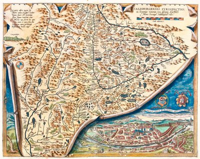 奥地利萨尔茨堡 作者 亚伯拉罕·奥特里乌斯（Abraham Ortelius）