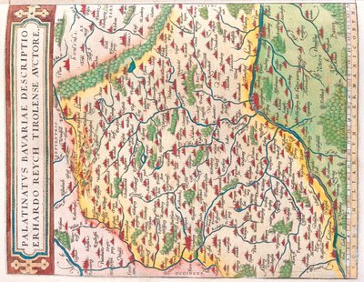 州：德国巴伐利亚州 作者 亚伯拉罕·奥特里乌斯（Abraham Ortelius）