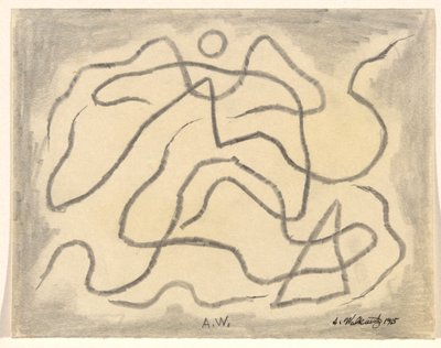 有节奏的线条（抽象画） 作者 Abraham Walkowitz