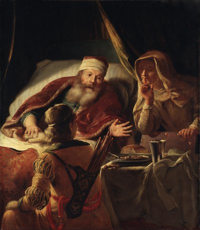 Isaac Blessing Jacob，c.1660-70 作者 亚伯拉罕·范·戴克