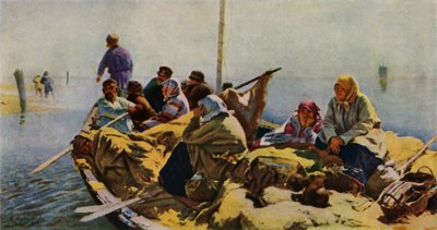 奥卡河上》，1890年，1965年。 作者 艾布拉姆·阿尔希波夫