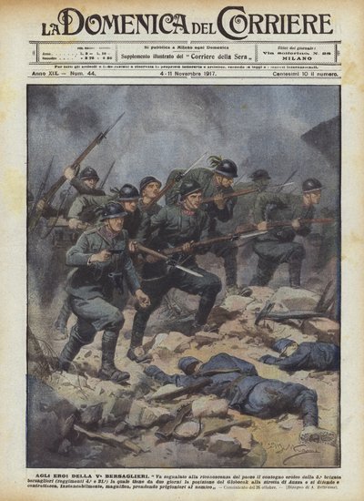 致Va Bersaglieri的英雄 作者 Achille Beltrame
