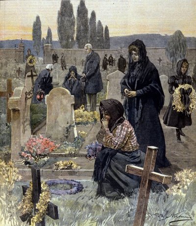 1899年意大利的所有圣徒。插图：Achille Beltrame。 作者 阿基里·贝尔特拉姆（Achille Beltrame）