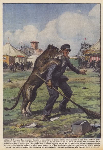 恐怖的时刻 作者 Achille Beltrame