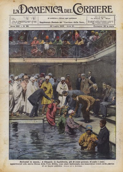 大众洗礼 作者 Achille Beltrame