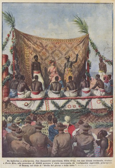 来自公主的舞者 作者 Achille Beltrame