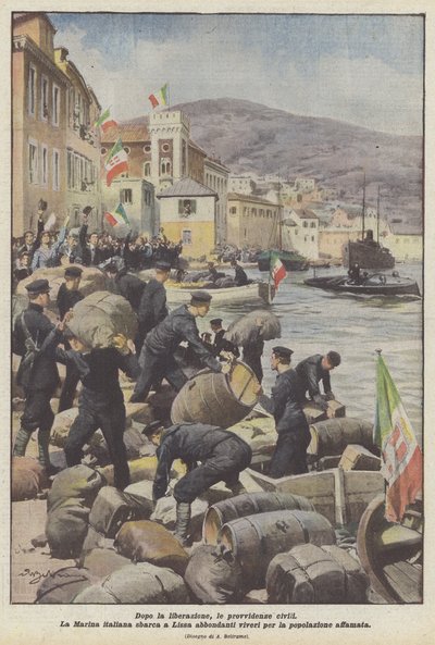 解放后，民事规定 作者 Achille Beltrame