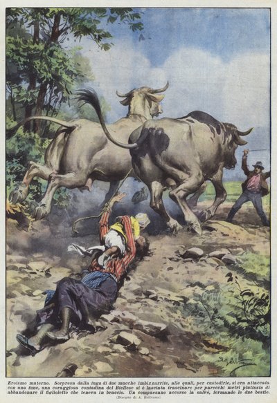 母性英雄主义 作者 Achille Beltrame