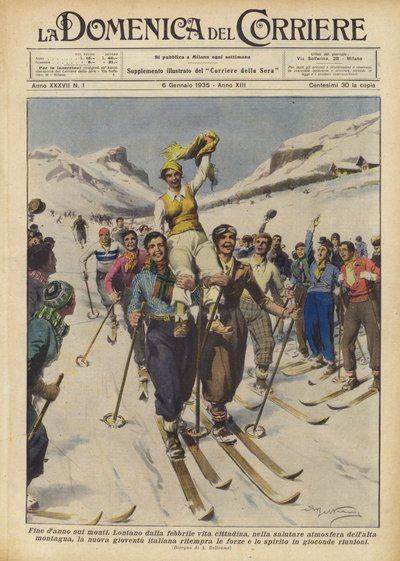 结束对山脉的破坏 作者 Achille Beltrame