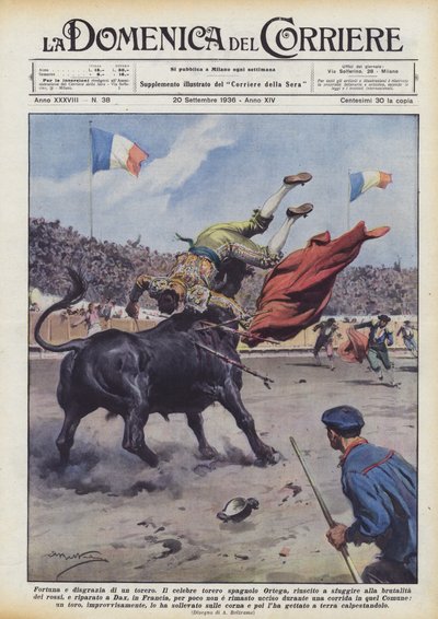 财富和斗牛士的不幸 作者 Achille Beltrame