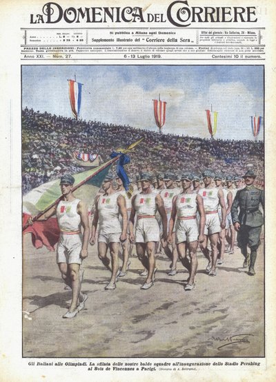 意大利人参加奥运会 作者 Achille Beltrame