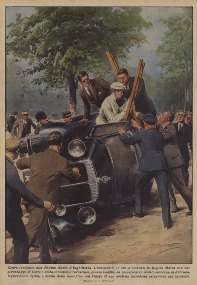 英国女王的严重事故 作者 Achille Beltrame