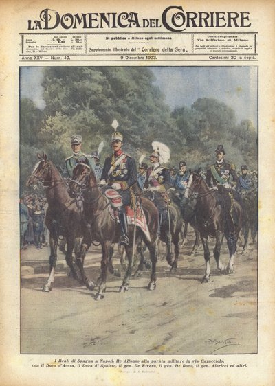 那不勒斯的西班牙皇家队 作者 Achille Beltrame