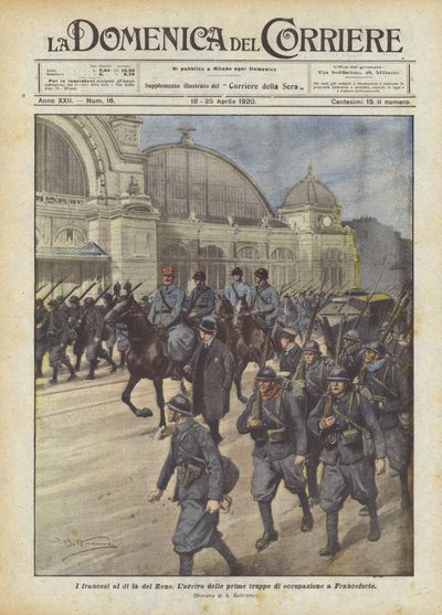 莱茵河以外的法国人 作者 Achille Beltrame