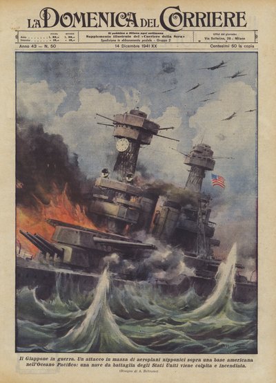 日本在战争中 作者 Achille Beltrame