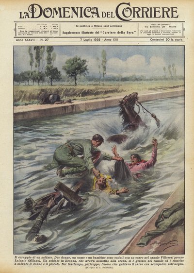 一名士兵的勇气 作者 Achille Beltrame