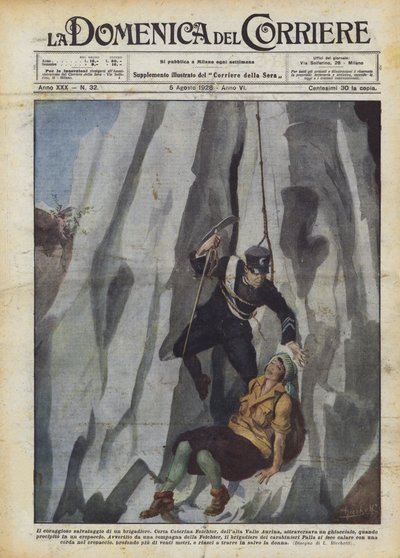 勇敢地拯救一名准将 作者 Achille Beltrame