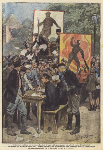 波兰人的爱国热情 作者 Achille Beltrame