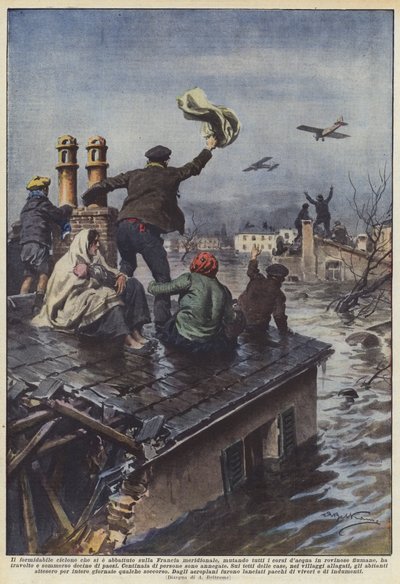 强大的旋风袭击了法国南部，改变了所有的水道？ 作者 Achille Beltrame