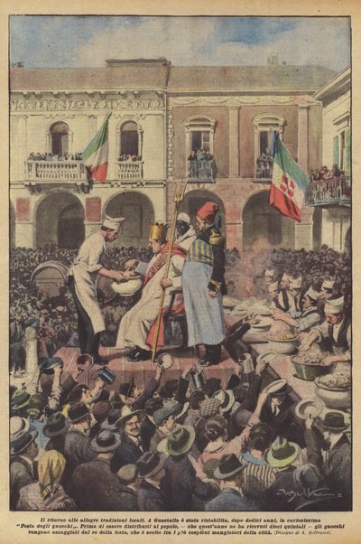 回归欢快的当地传统 作者 Achille Beltrame