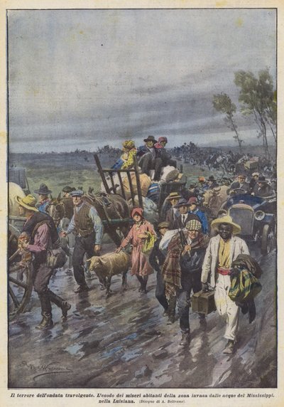 压倒性波浪的恐怖 作者 Achille Beltrame