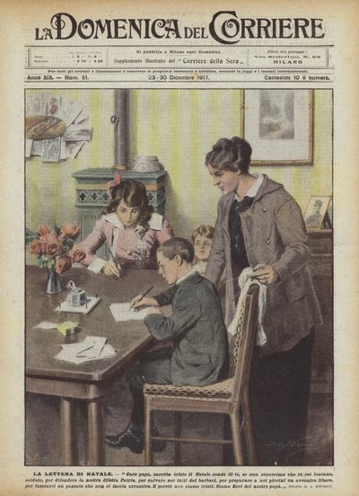 圣诞节信 作者 阿基里·贝尔特拉姆（Achille Beltrame）