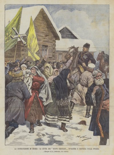 俄罗斯的迷信，新基督徒的教派投资和分散 作者 Achille Beltrame