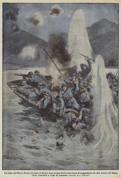 皮亚韦的斗争 作者 Achille Beltrame