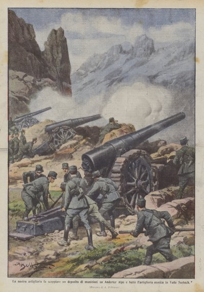 我们的炮兵是否炸毁了Anderter Alpe上的弹药库并击败了炮兵？ 作者 Achille Beltrame