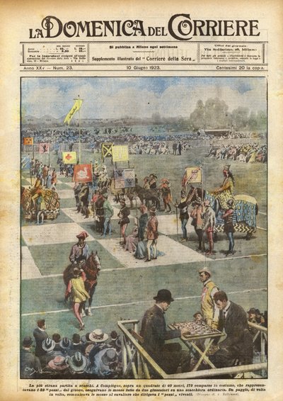 最奇怪的国际象棋比赛 作者 Achille Beltrame