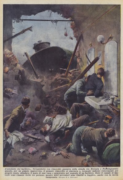 来自理发师的Lautobotte 作者 Achille Beltrame