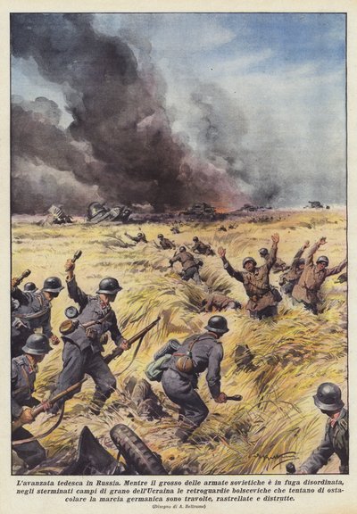 德国lavanzata在俄罗斯 作者 Achille Beltrame
