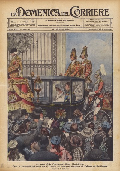 英国玛丽公主的婚礼 作者 阿基里·贝尔特拉姆（Achille Beltrame）