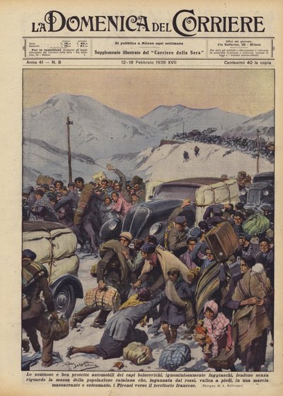 布尔什维克领导人豪华且保护良好的汽车，可耻地逃离？ 作者 Achille Beltrame