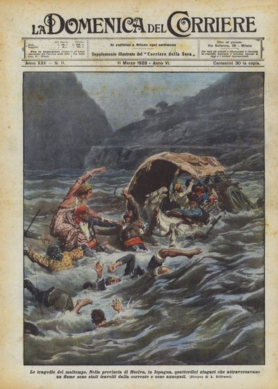 恶劣天气的悲剧 作者 Achille Beltrame
