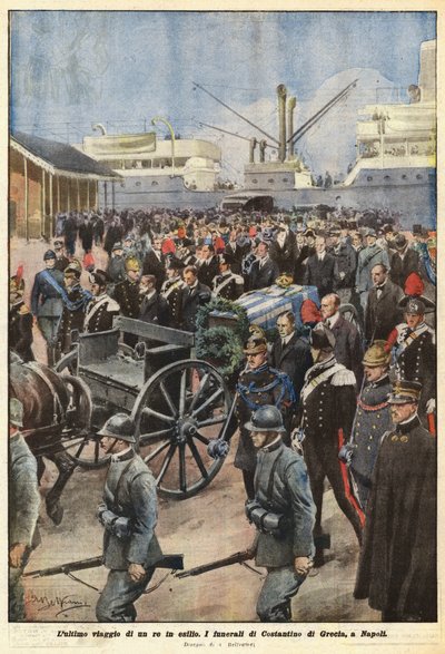 流亡之王的最后一次旅行 作者 Achille Beltrame