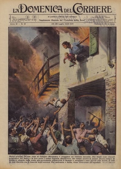 英雄母亲 作者 Achille Beltrame