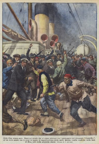 在没有和平的中国 作者 Achille Beltrame