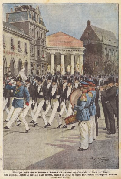 在Germania的军国主义怀旧 作者 Achille Beltrame