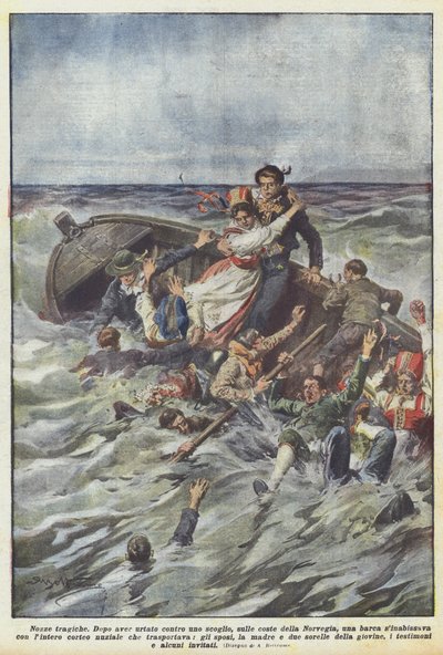 悲惨的婚礼 作者 Achille Beltrame