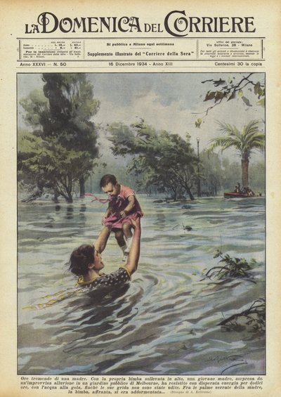 一个母亲的可怕时间 作者 Achille Beltrame