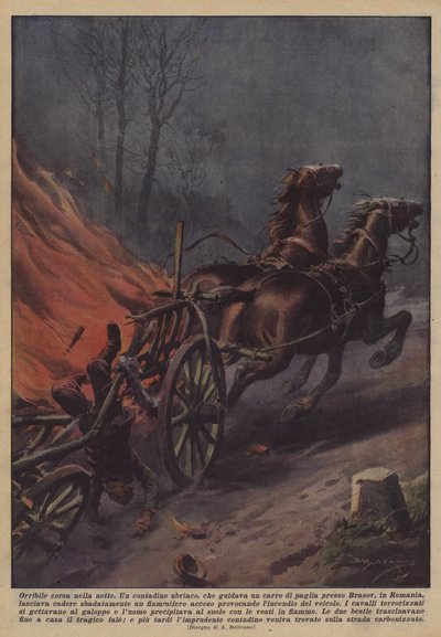 可怕的夜晚骑行 作者 Achille Beltrame