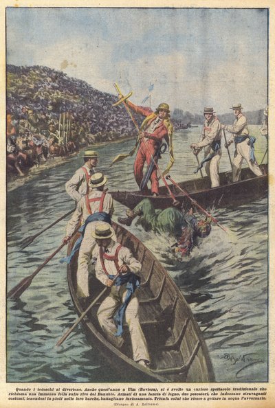 当德国人玩得开心 作者 Achille Beltrame