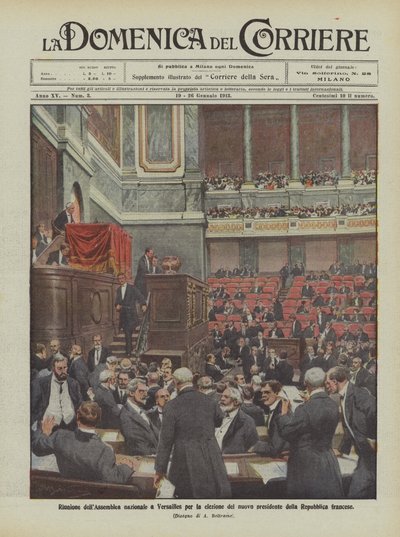 凡尔赛国民议会选举法兰西共和国新总统 作者 Achille Beltrame
