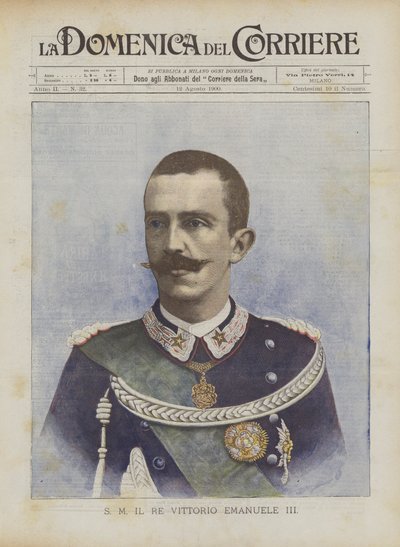 SM King Vittorio Emanuele III 作者 Achille Beltrame