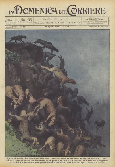 屠宰羊 作者 Achille Beltrame