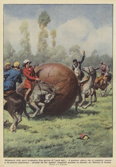 英国体育的弦乐 作者 Achille Beltrame